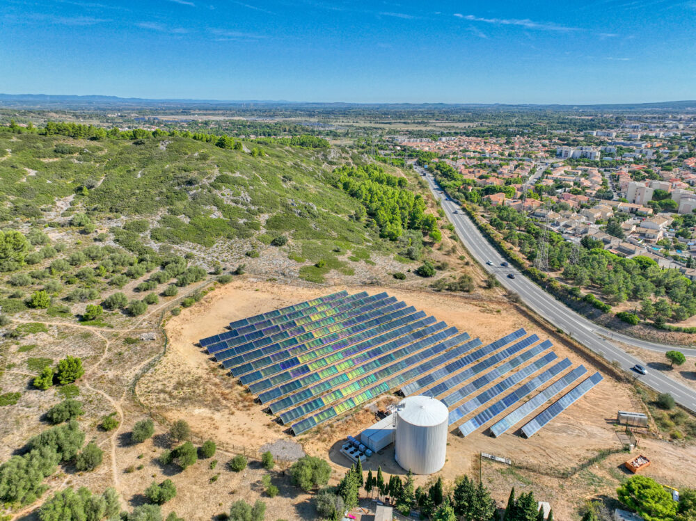 Narbonne district heating network's solar thermal plant