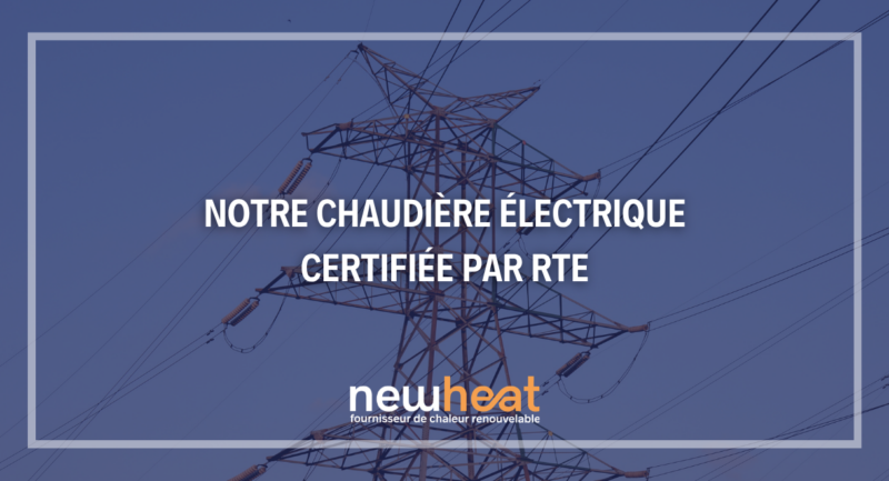 Chaudière électrique certifiée aFRR par RTE