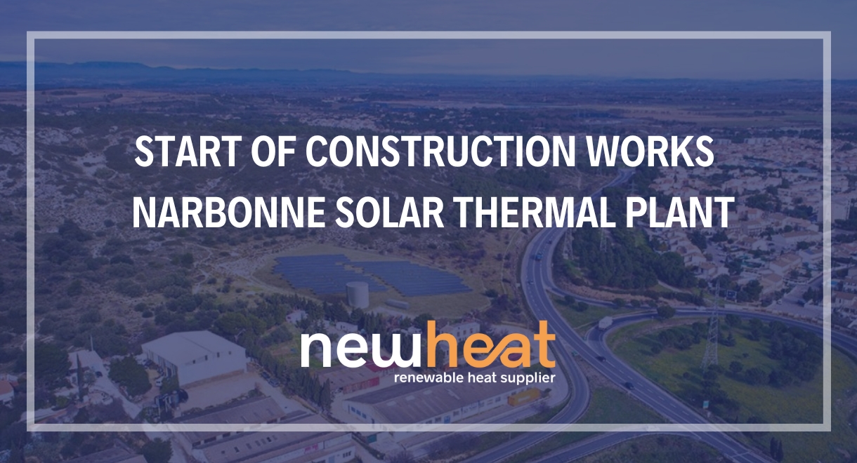 Solar thermal plant supplying the Narbonne district heating network