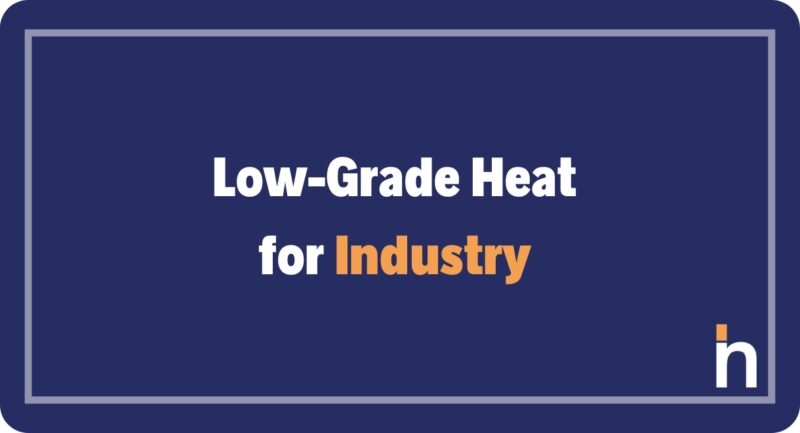 low temperature heat for industry