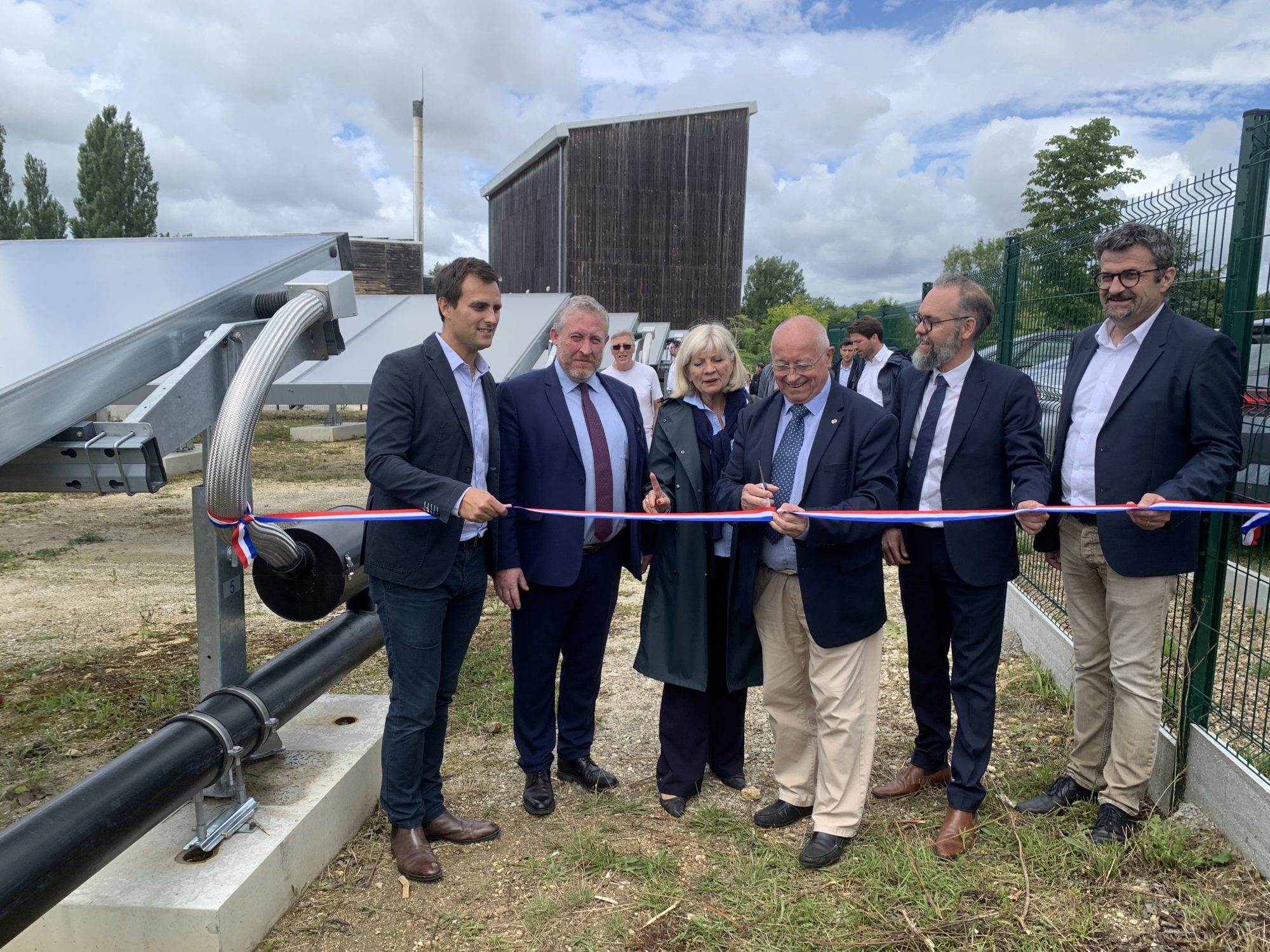 Inauguration officielle de la centrale solaire thermique de Pons