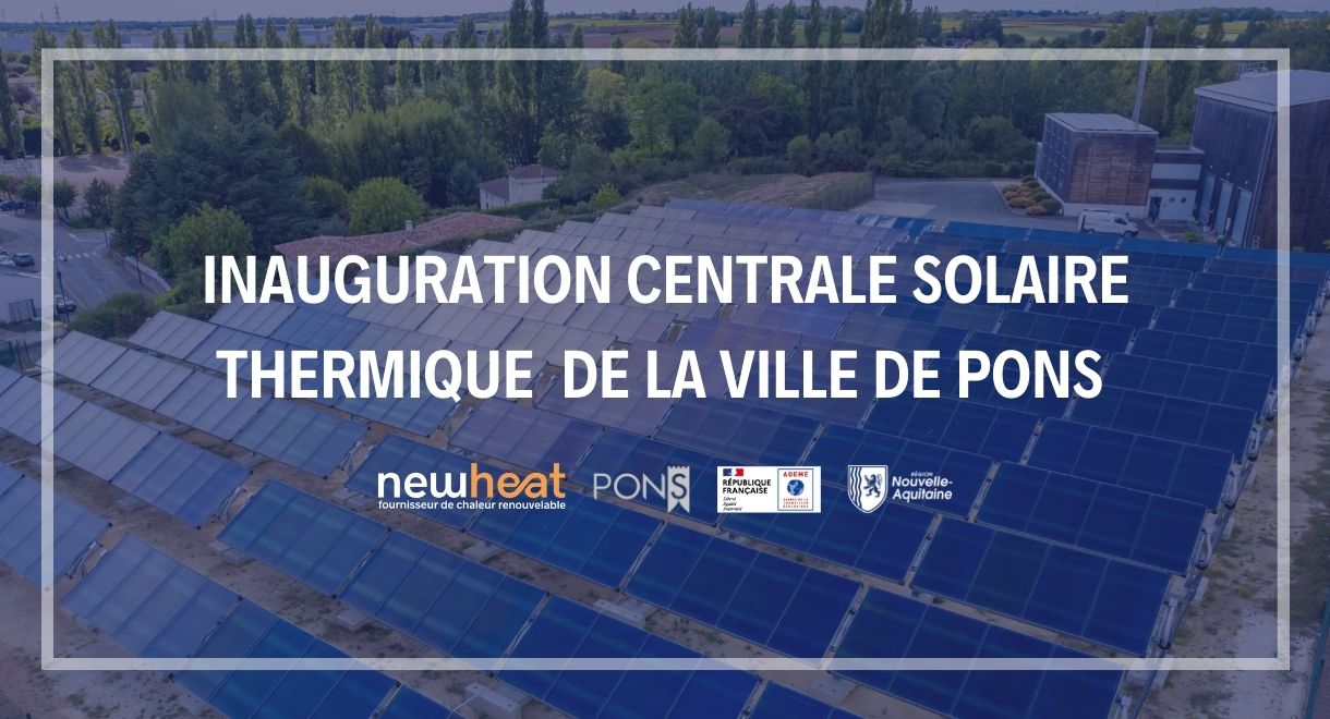 Inauguration centrale solaire thermique ville de pons