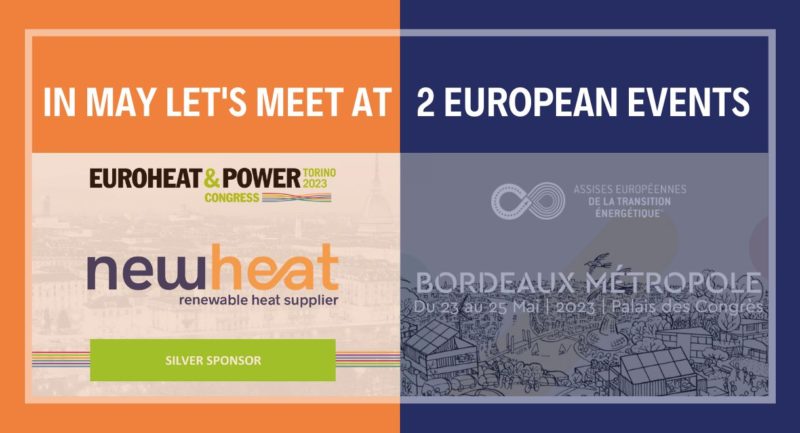 Newheat to participate in may 2023 to 2 main european event for energy transition
