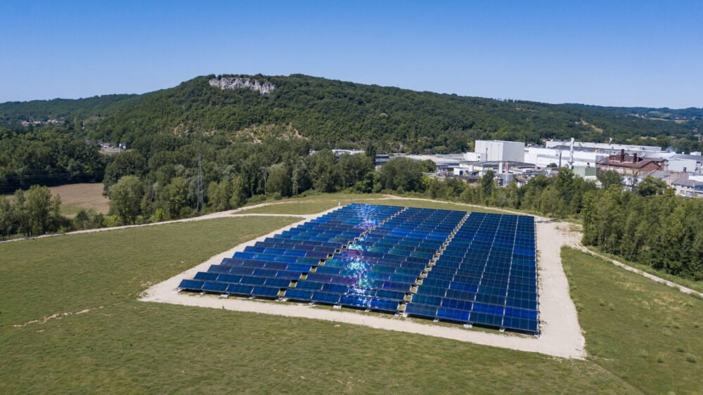 Solar thermal plant for the paper mill of Condat, France
