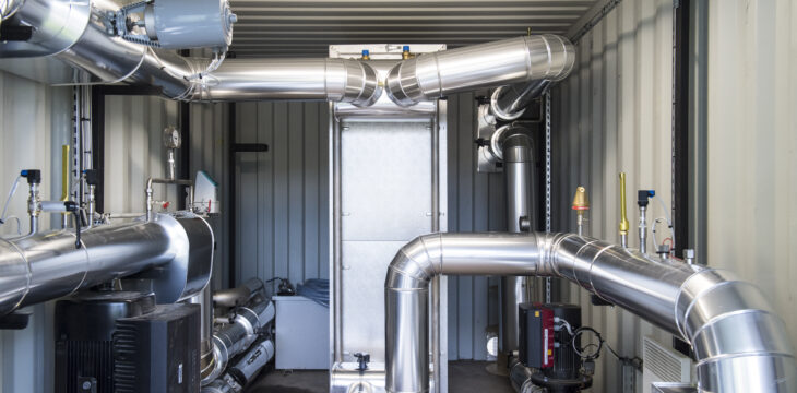 Facility of a solar thermal plant