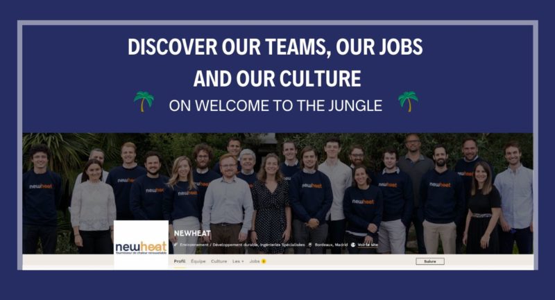 Newheat joined the recruiting platform welcome to the jungle