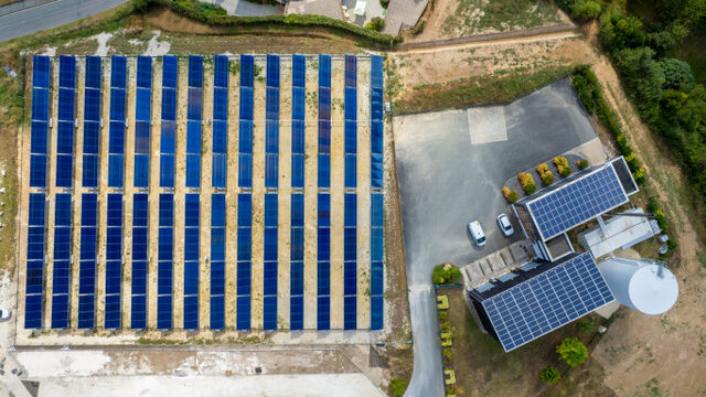 Centrale solaire thermique du réseau de chaleur de la ville de Pons