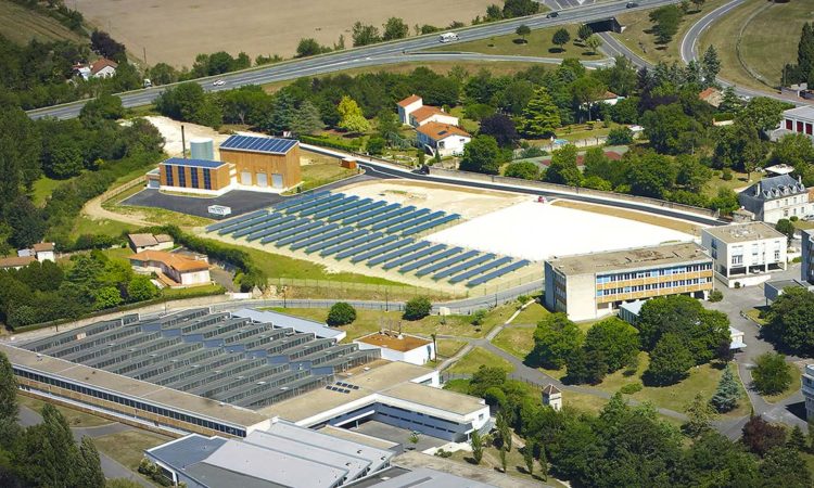 Centrale solaire thermique du réseau de chaleur de la ville de Pons